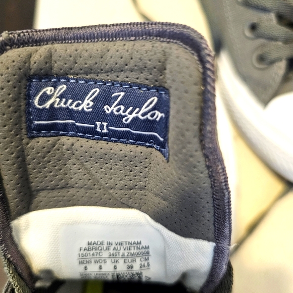 Unisex Converse Chuck Taylor All Star II High Grey Sneakers - Picture 3 of 3